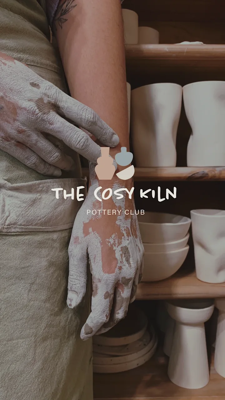 Cover image for The Cosy Kiln: Pottery Club Logo & Visual Identity