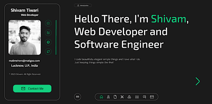 Cover image for Web Developer Portfolio Design