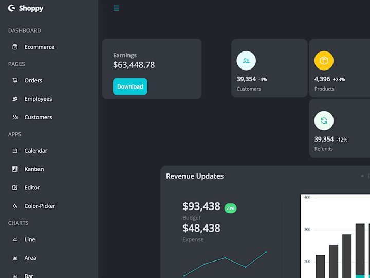 Cover image for React Admin Dashboard