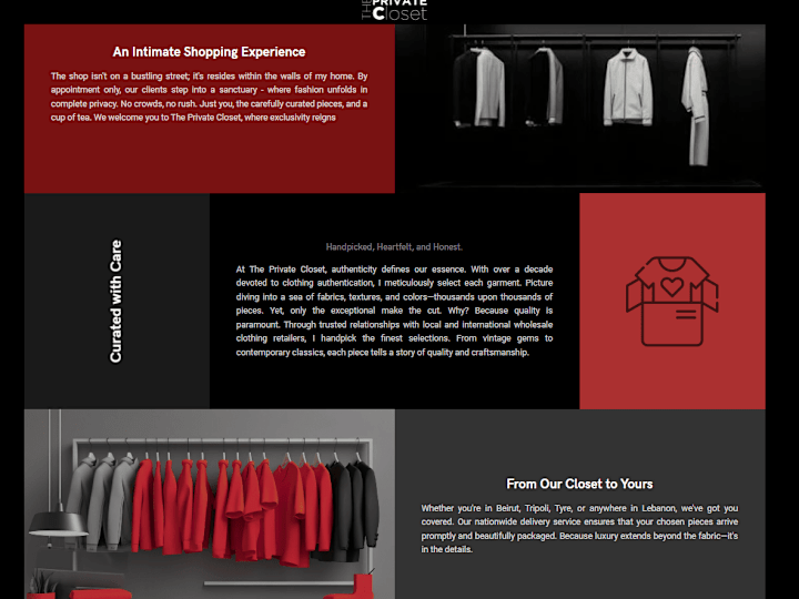 Cover image for Clothes Store Website