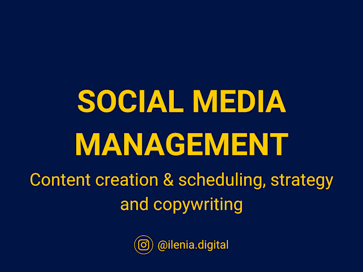 Cover image for Social Media Management