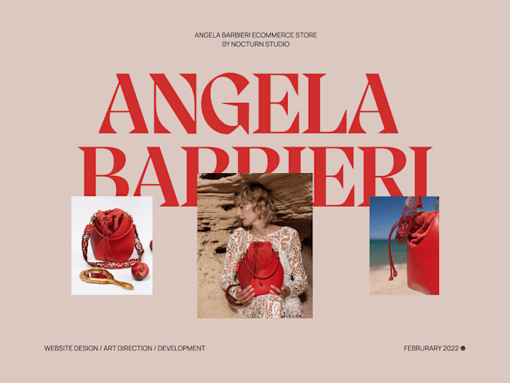 Cover image for Angela Barbieri - Ecommerce Website Design