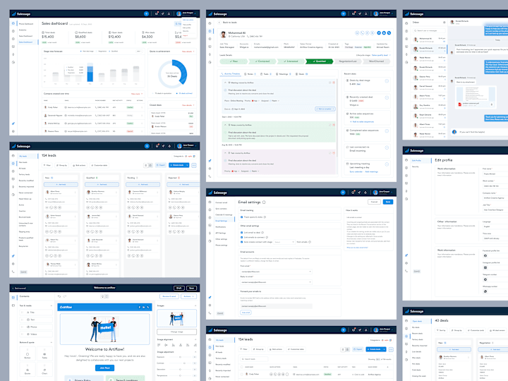 Cover image for CRM Platform UX/UI Design