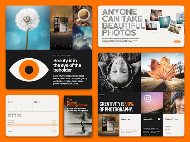 Cover image for The Pocket Photographer Website Design