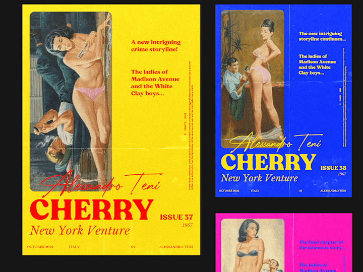 Cover image for Cherry Venture - Pulp magazine concept