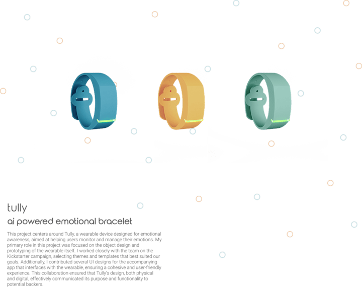 Cover image for Tully - an AI powered emotional bracelet