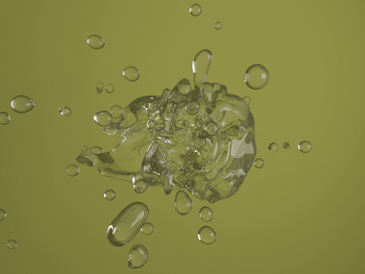 Cover image for HOUDINI SMALL LIQUID SIMULATION - 3D ANIMATION