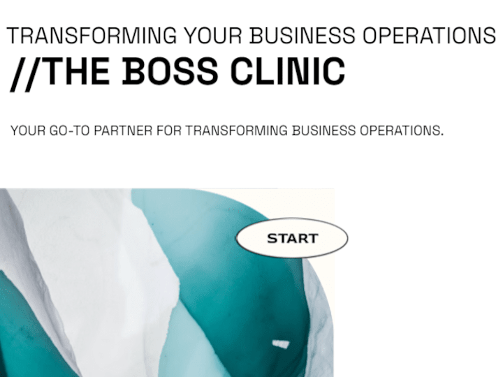 Cover image for The BOSs Clinic Free Business Operation Diagnostic Consultations