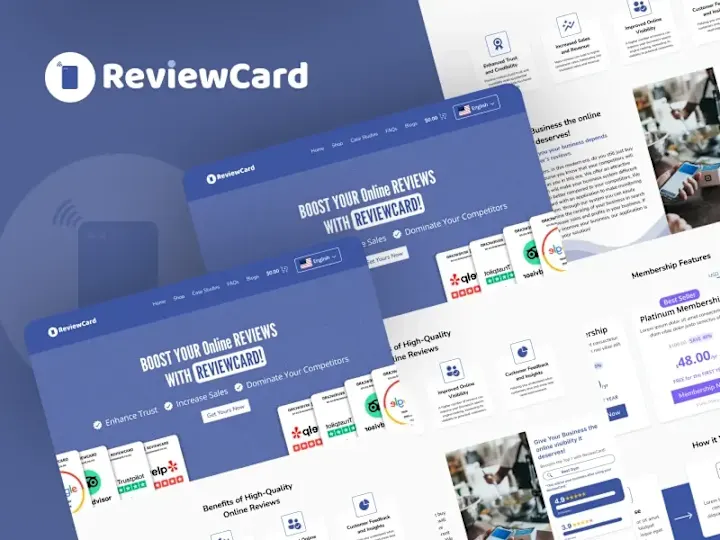 Cover image for Online Review Services - Reviewcard