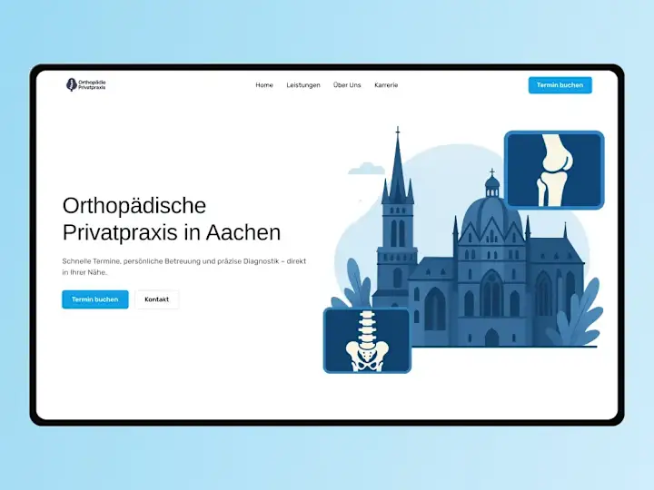 Cover image for Orthopedic Clinic – Branding & Webflow Website