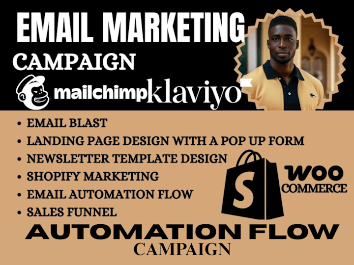 Cover image for I will set up an email marketing campaign via mailchimp klaviyo