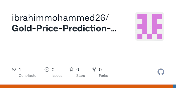 Cover image for Gold Price Prediction Model System