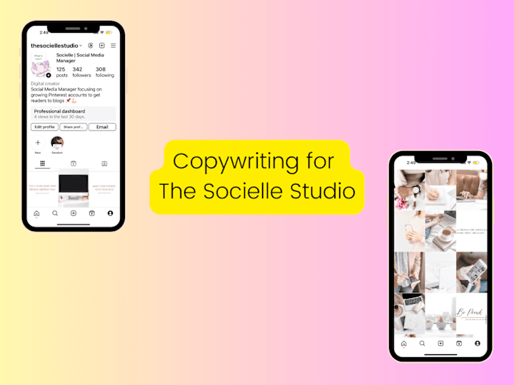 Cover image for The Socielle Studio Instagram