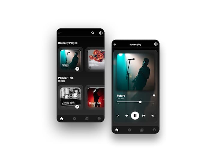 Cover image for Music App Ui Design