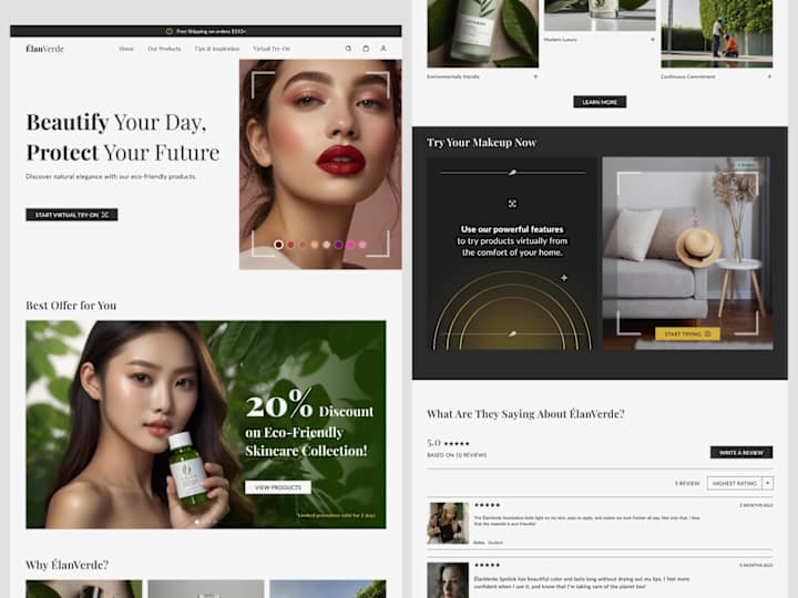 Cover image for ÉlanVerde - Landing Page