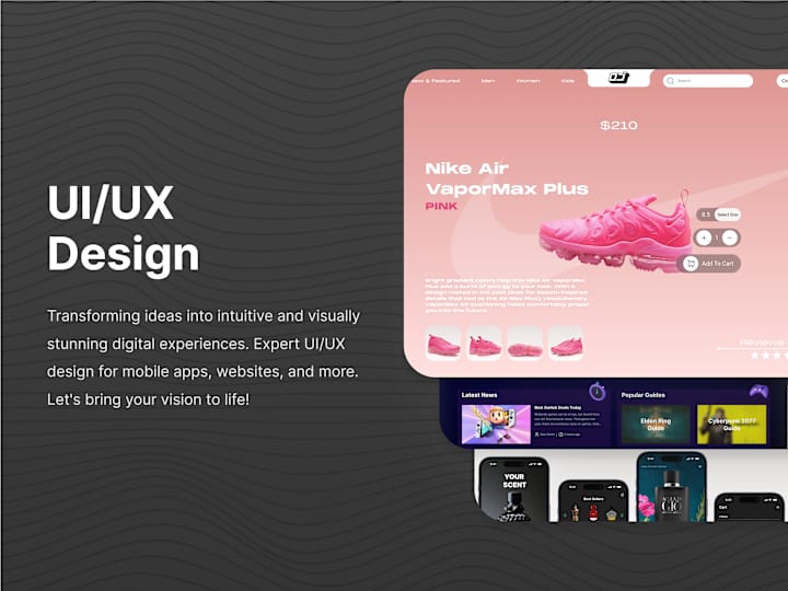 Cover image for UI/UX Design: Seamless Designs Just For You