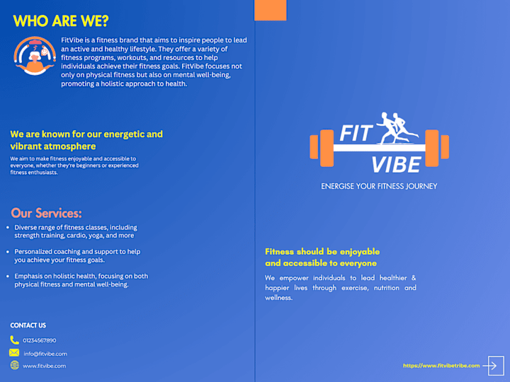 Cover image for Brochure Design - Fitness Brand