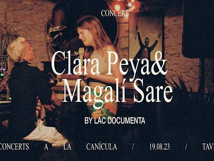 Cover image for Mix and Master Live Concert with Clara Peya and Magalí Sare