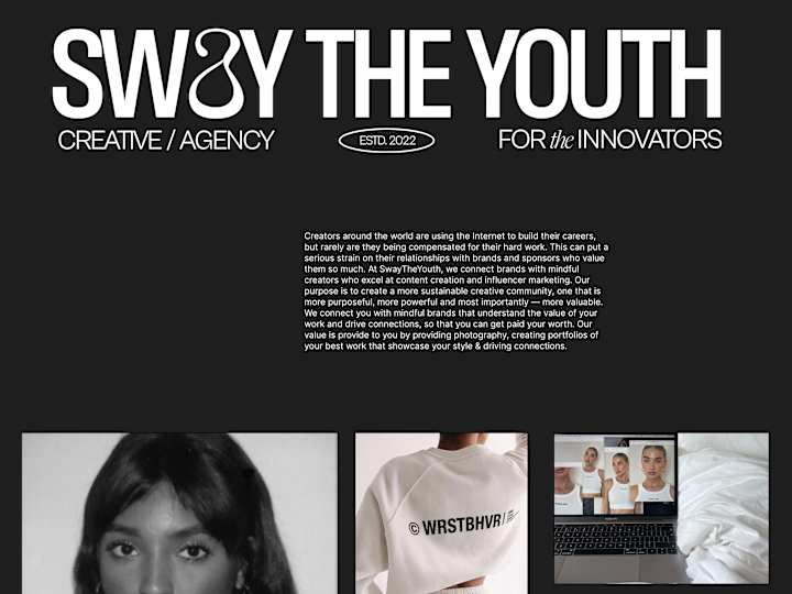 Cover image for SWAY THE YOUTH ® [ Brand Identity Design]