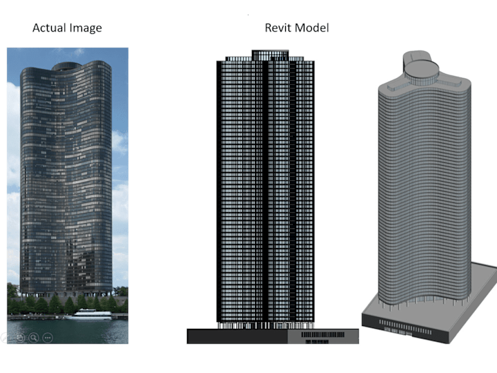 Cover image for 3D Revit Model - Lake Point Tower, Chicago