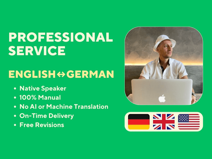 Cover image for Translation of Documents from English to German