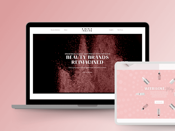 Cover image for Website Design for Beauty Consultant