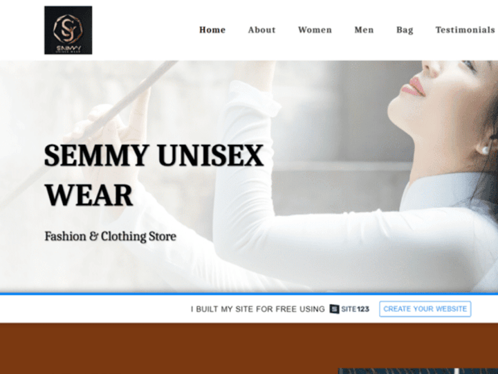 Cover image for SEMMY UNISEX WEAR