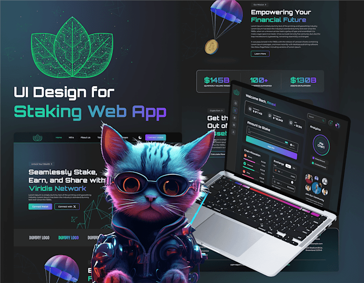 Cover image for UI Design for a Staking App