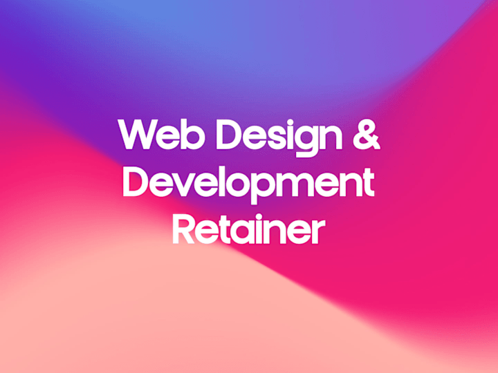 Cover image for Retainer - Full service Web design and development