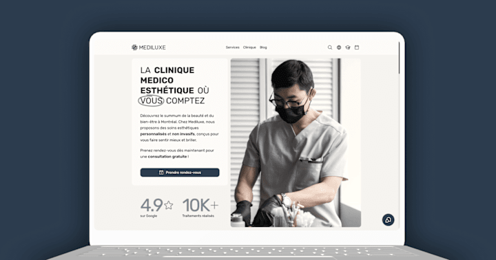 Cover image for Mediluxe | Website redesign