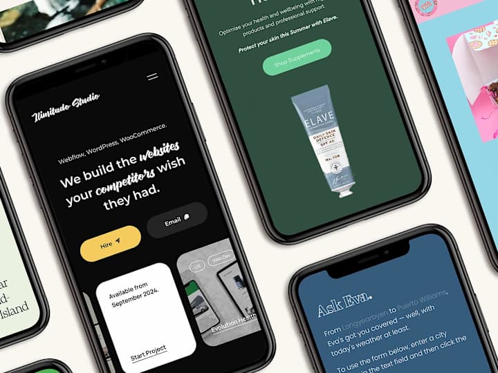 Cover image for Brochure Website — UX, UI & Development.