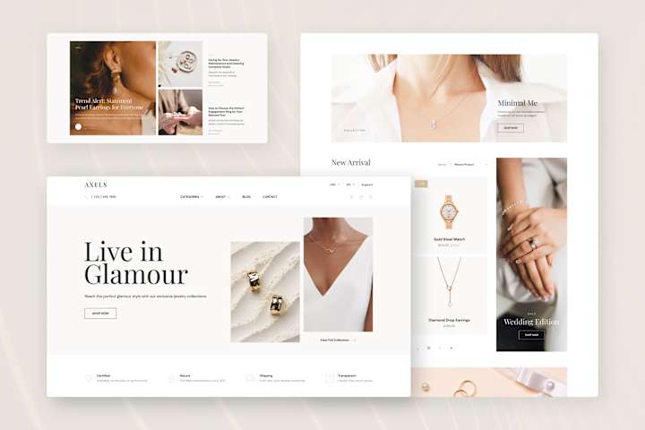 Cover image for Jewelry E-Commerce Website