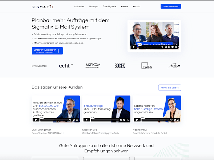 Cover image for Sigmatix - Created a professional and modern website 