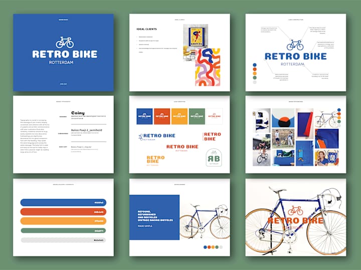 Cover image for Retrobike Rotterdam Brand Identity Design