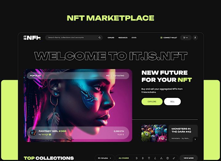 Cover image for NFT marketplace