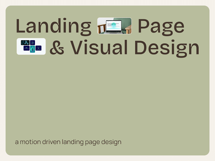 Cover image for Designed to Land: Motion Driven Landing Page