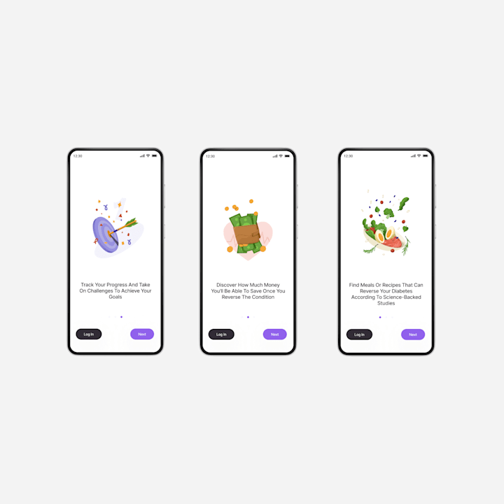 Cover image for Healthy Food Mobile App Design