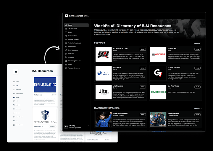 Cover image for BJJ Resources v2 (Framer)