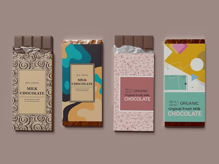 Cover image for I Will Do Eye catching Chocolate Bar label  Packaging Design