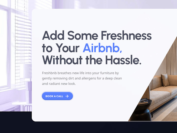 Cover image for Freshbnb landing page