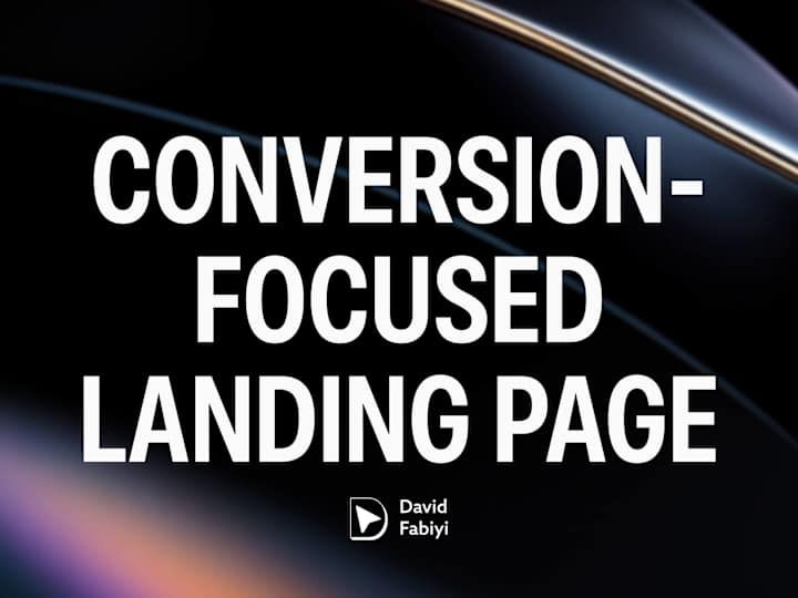 Cover image for Conversion-Focused Landing Page in Framer