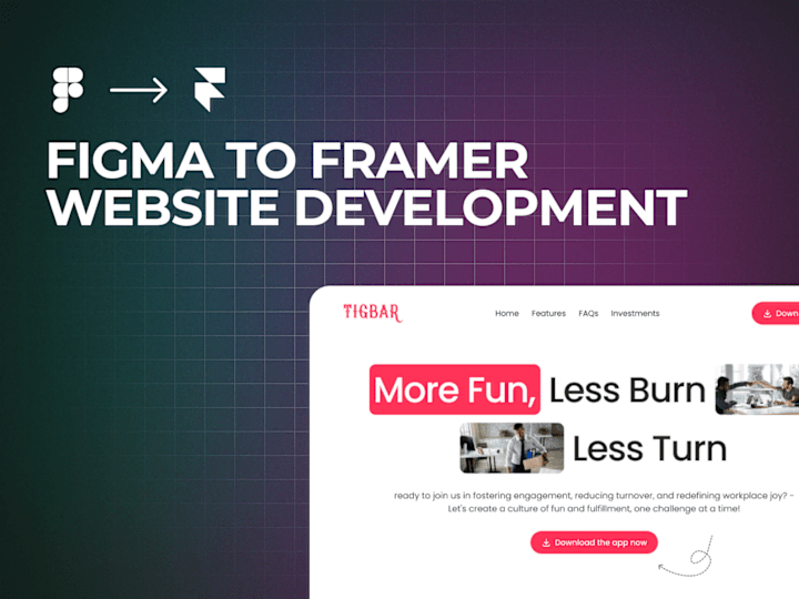 Cover image for Figma to Framer Website Development