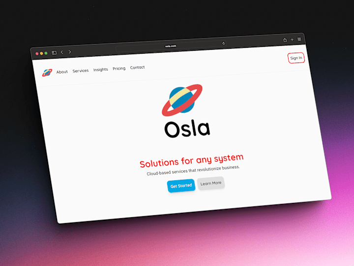 Cover image for Osla SaaS Website