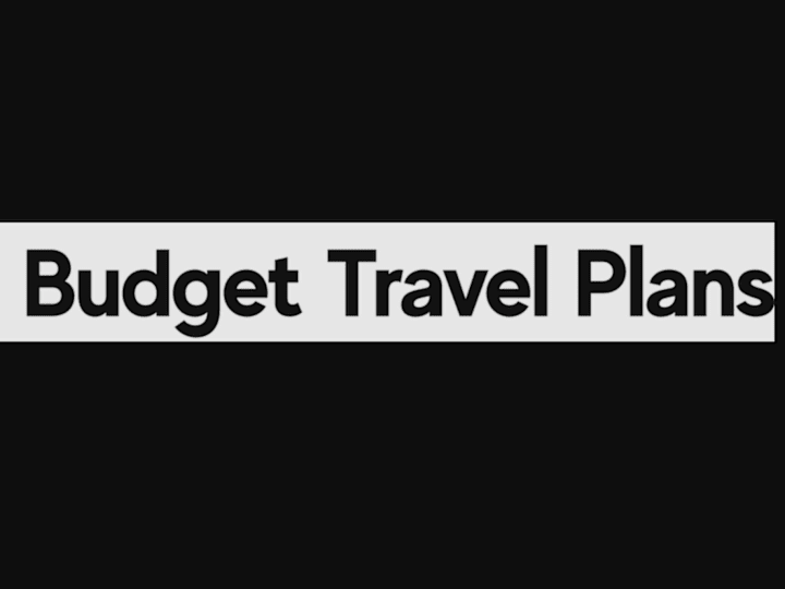 Cover image for Writer for Budget Travel Plans