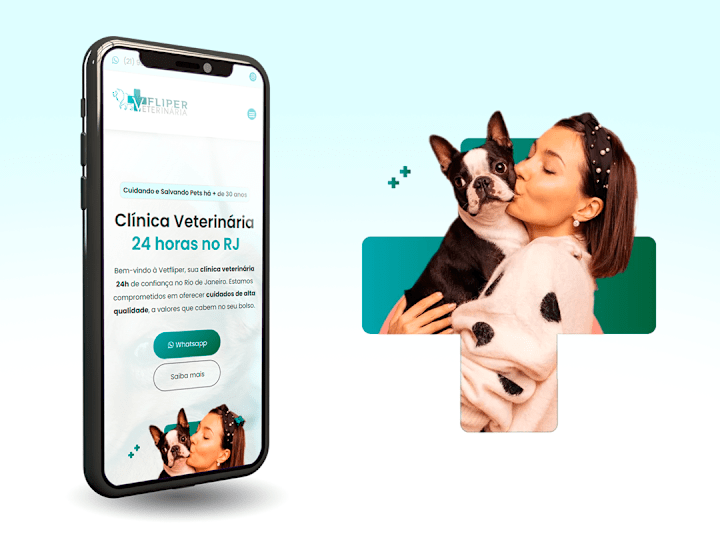 Cover image for Wordpress + Elementor Website - Vet Fliper