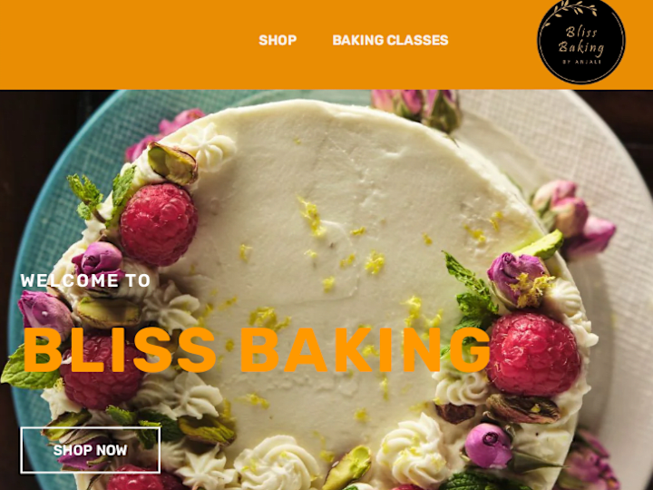 Cover image for Online Bakery Store