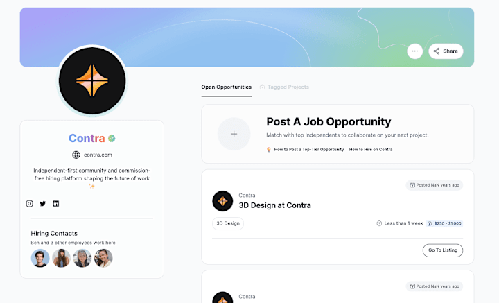 Cover image for Contra – Company Profiles