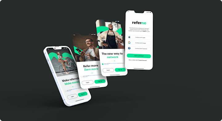 Cover image for ReferMe App Redesign