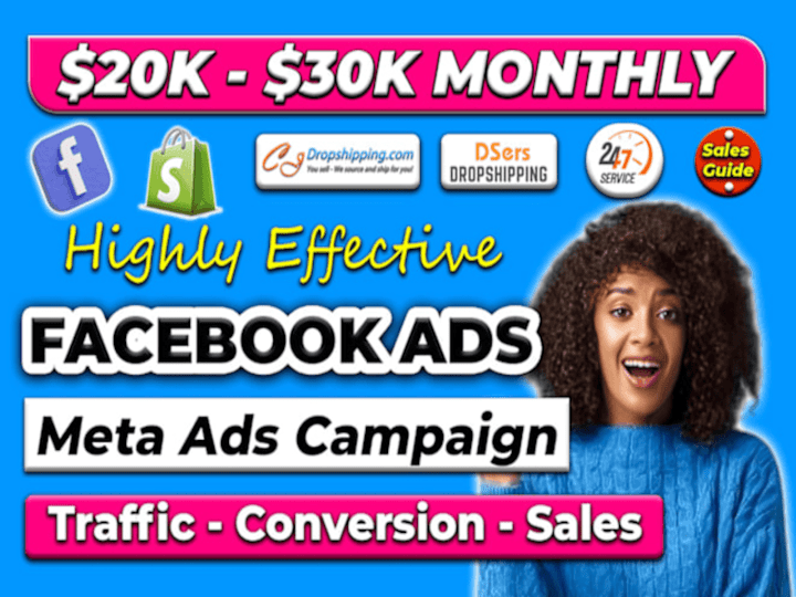 Cover image for I will promote shopify store manage ecommerce marketing sales