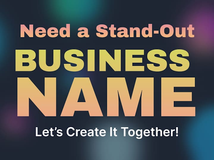 Cover image for Unique Business Names, Brand Names with Slogans